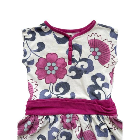 Tea Collection Floral Button Dress Size 2 - Picture 2 of 5